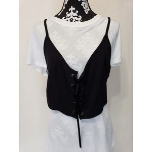 Torrid | Tee with vest